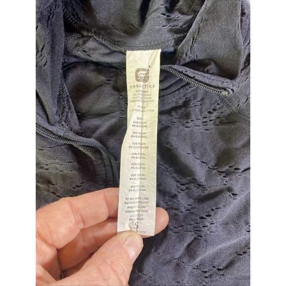 Fabletics Luciana Jacket Womens Small Seamless Jaquard Full Zip Active - Picture 3 of 8